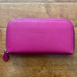 Laurige France Pink Leather Wallet